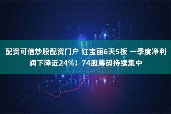 配资可信炒股配资门户 红宝丽6天5板 一季度净利润下降近24%！74股筹码持续集中