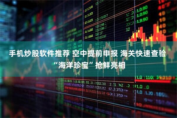 手机炒股软件推荐 空中提前申报 海关快速查验 “海洋珍宝”抢鲜亮相
